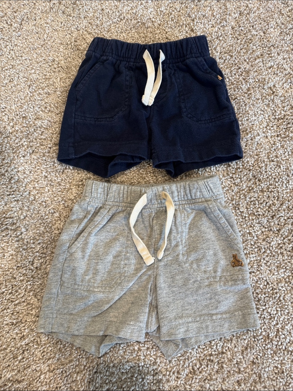 Baby GAP Brennan’s Favorites Mix & Match Drawstring Shorts - Navy & Heather Gray